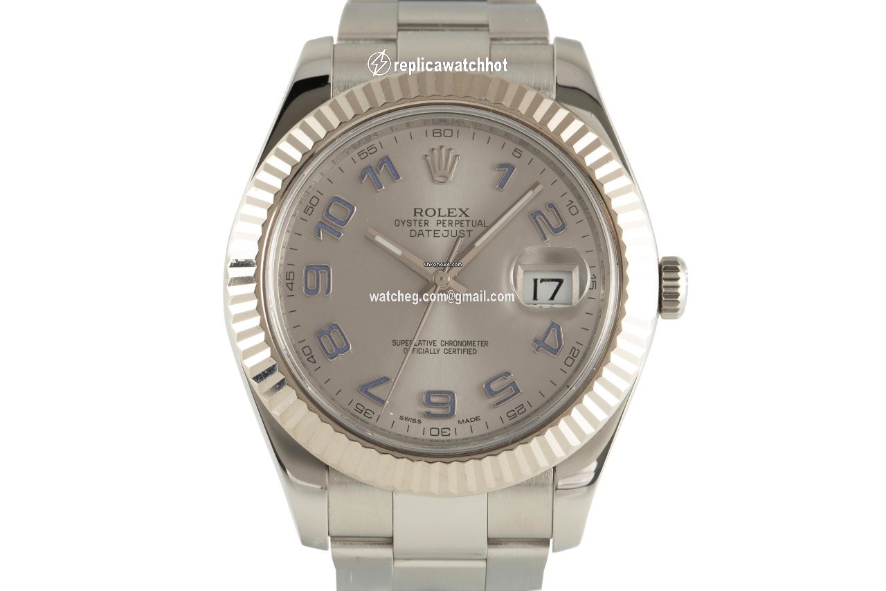 Rolex Datejust II Mens watch Unisex Gold Steel Automatic 116334