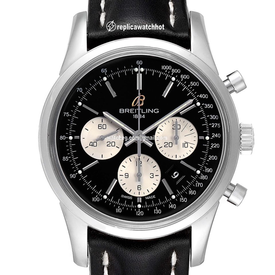 Breitling Transocean Chronograph Mens watch Unisex Automatic Steel AB0151
