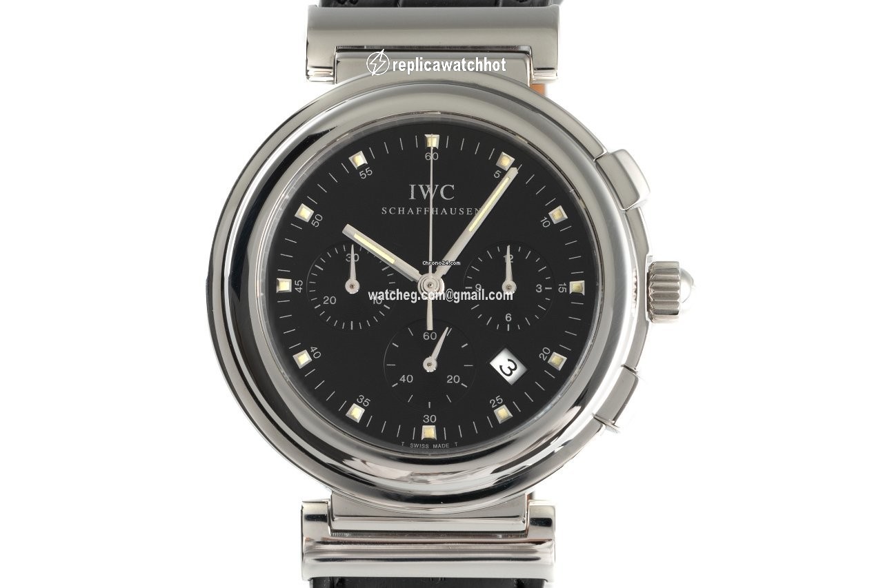 IWC Da Vinci Chronograph Mens watch Unisex Quartz Steel 3728