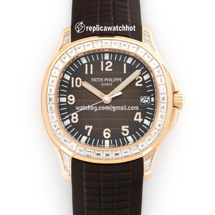 Patek Philippe Aquanaut Mens watch Unisex Automatic Rose gold 5167 300R-010