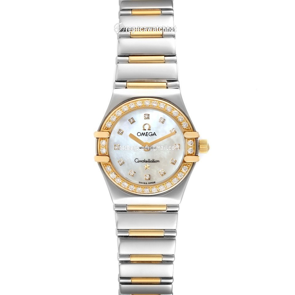 Omega Constellation Ladies Womens watch Quartz Gold Steel 1365.75.00