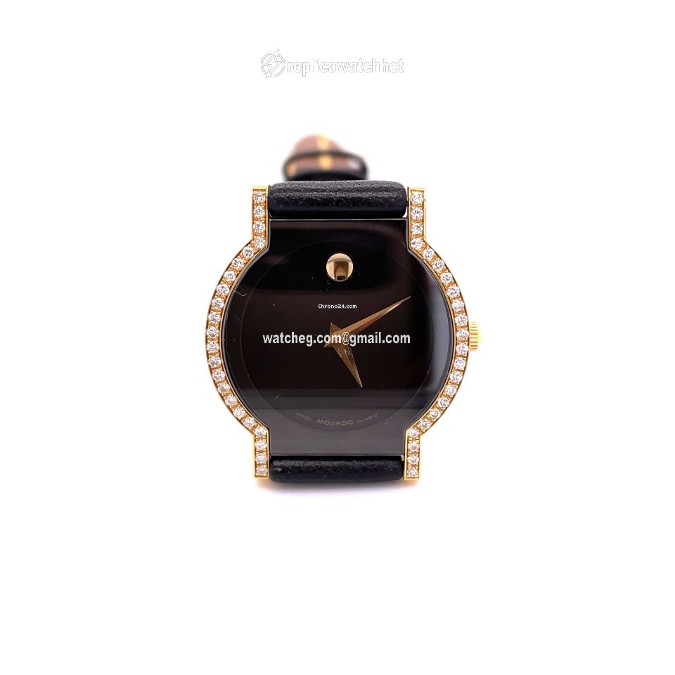 Movado Museum Womens watch Quartz Yellow gold 41-90-820