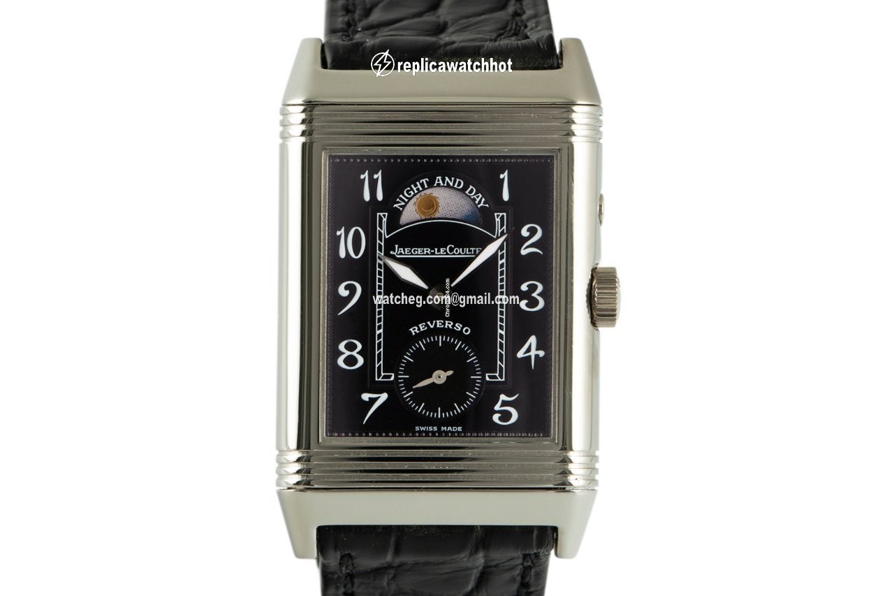 Jaeger-LeCoultre Reverso Duoface Mens watch Unisex Manual winding White gold 270.3.54