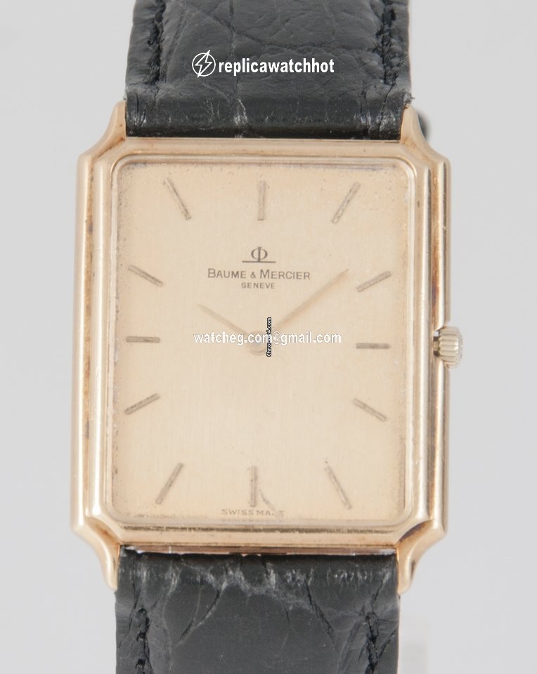 Baume & Mercier Mens watch Unisex Quartz Yellow gold 17348