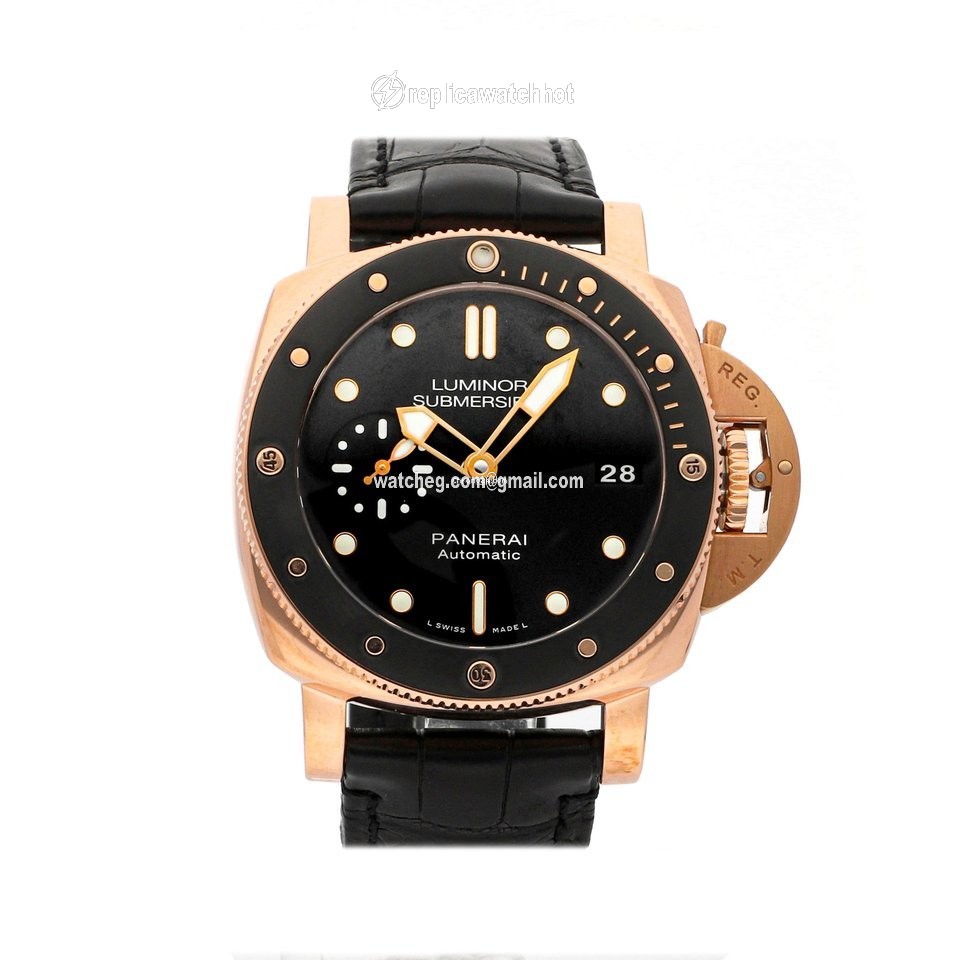 Panerai Luminor Submersible 1950 3 Days Automatic Mens watch Unisex Automatic Rose gold PAM00684
