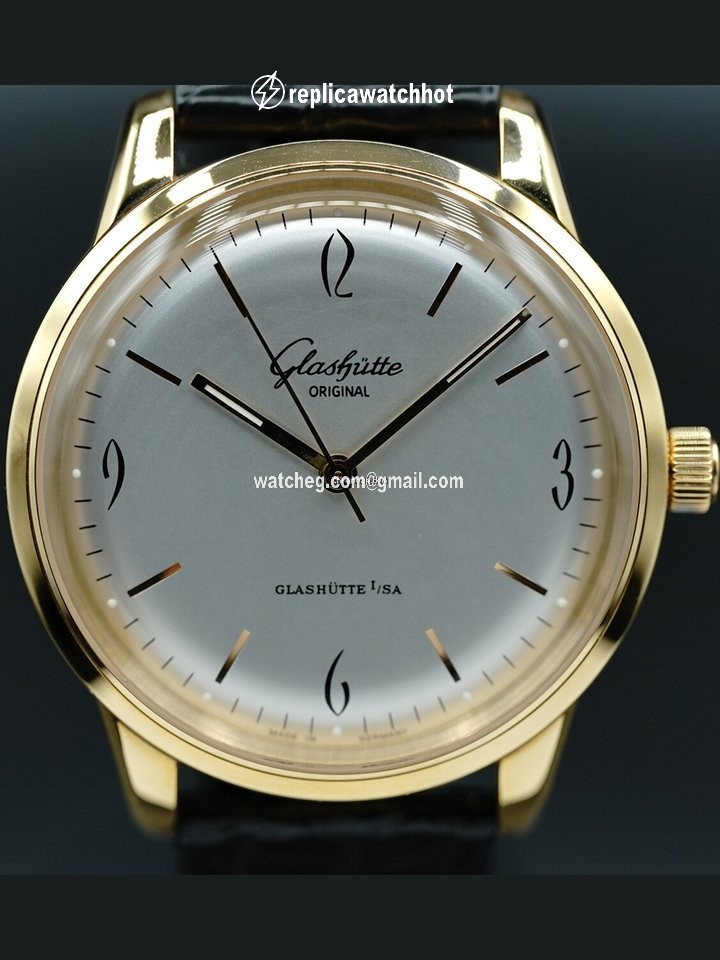 Glashtte Original Sixties Mens watch Unisex Automatic Rose gold 1-39-52-01-01-04