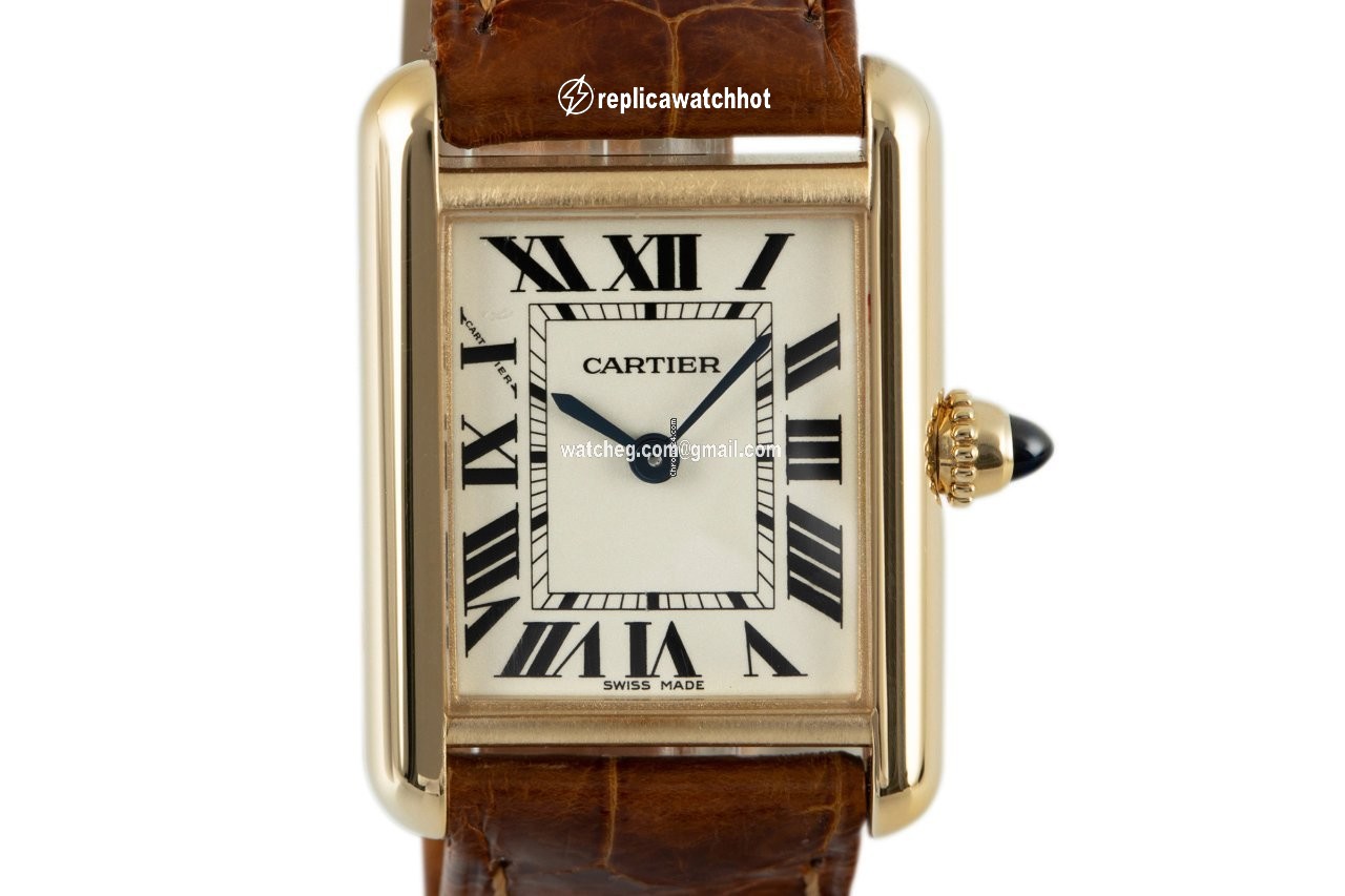 Cartier Tank Louis Cartier Womens watch Quartz Yellow gold 2442