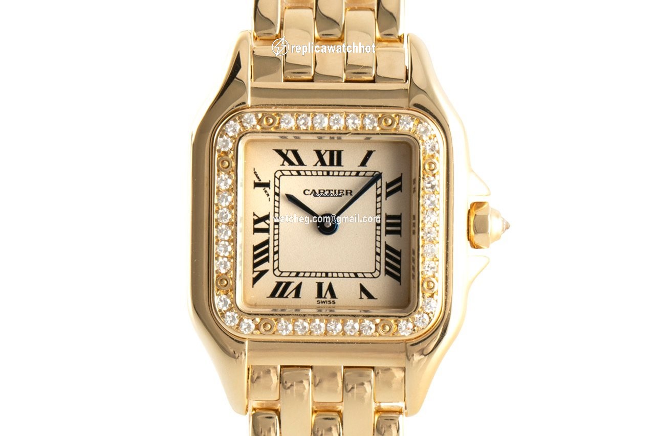 Cartier Panthere Womens watch Quartz Yellow gold 12802