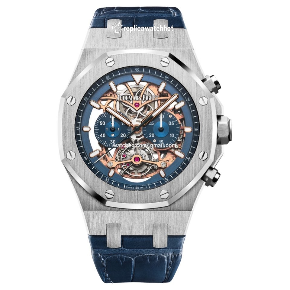 Audemars Piguet Royal Oak Tourbillon Mens watch Unisex Manual winding Platinum 26347PT.OO.D315CR.01