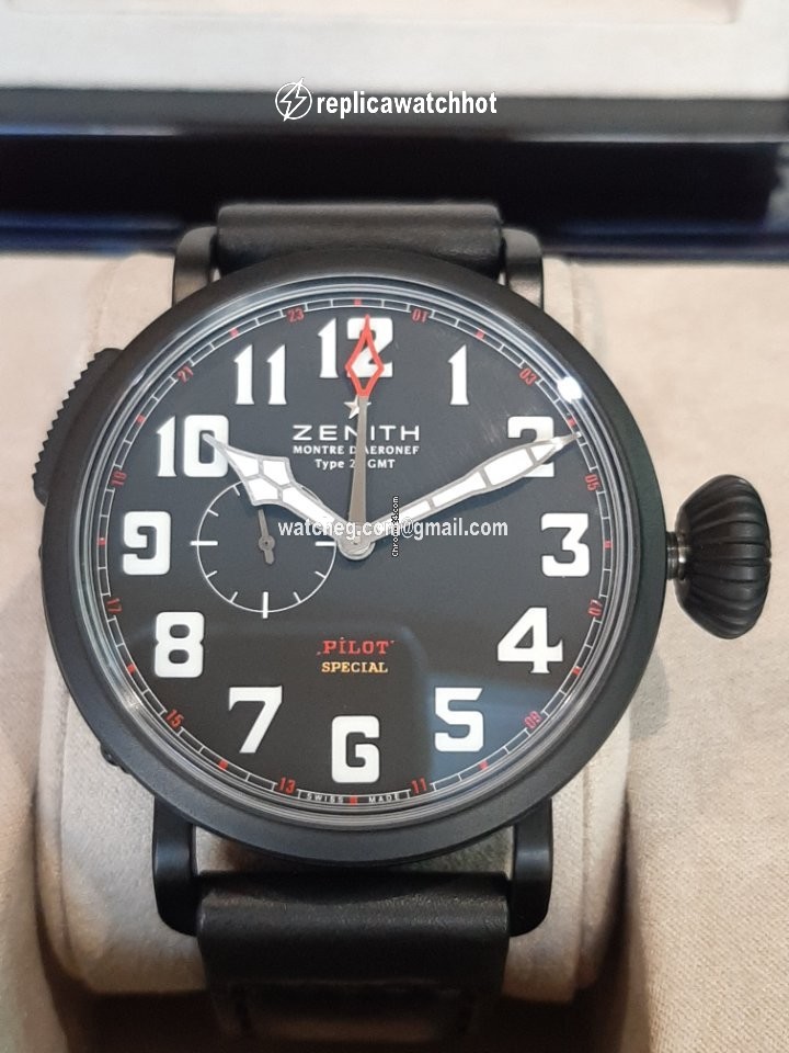 Zenith Pilot Type 20 GMT Mens watch Unisex Automatic Titanium 96.2430.693 21.C703