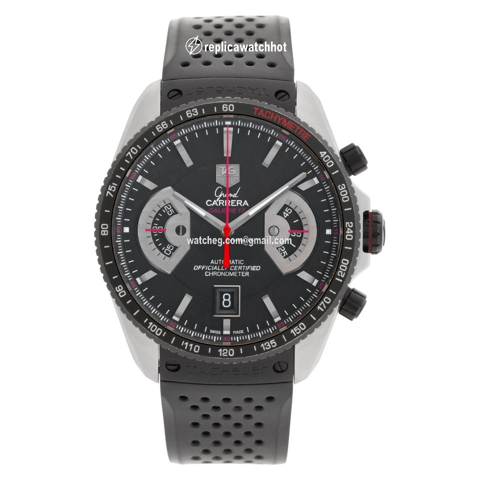 TAG Heuer Grand Carrera Mens watch Unisex Automatic Steel CAV511C.FT6016
