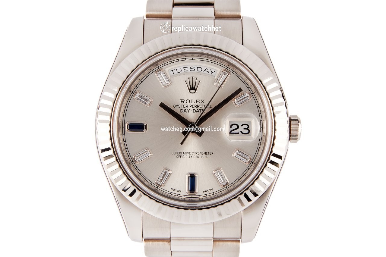 Rolex Day-Date II Mens watch Unisex White gold Automatic 218349