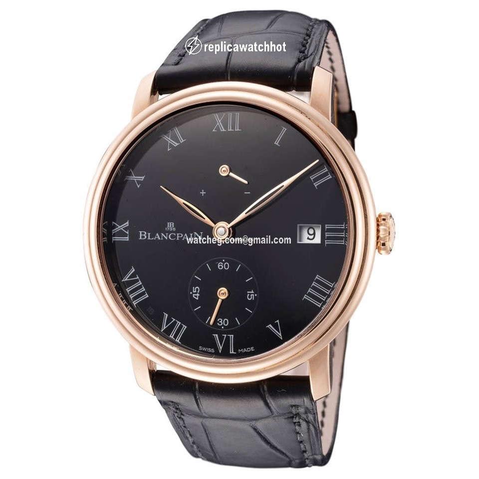 Blancpain Villeret Mens watch Unisex Manual winding Rose gold 6614-3637-55B