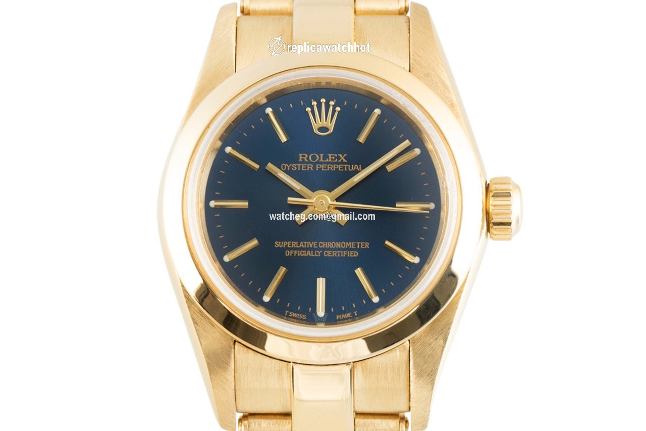 Rolex Oyster Perpetual Womens watch Yellow gold Automatic 76188