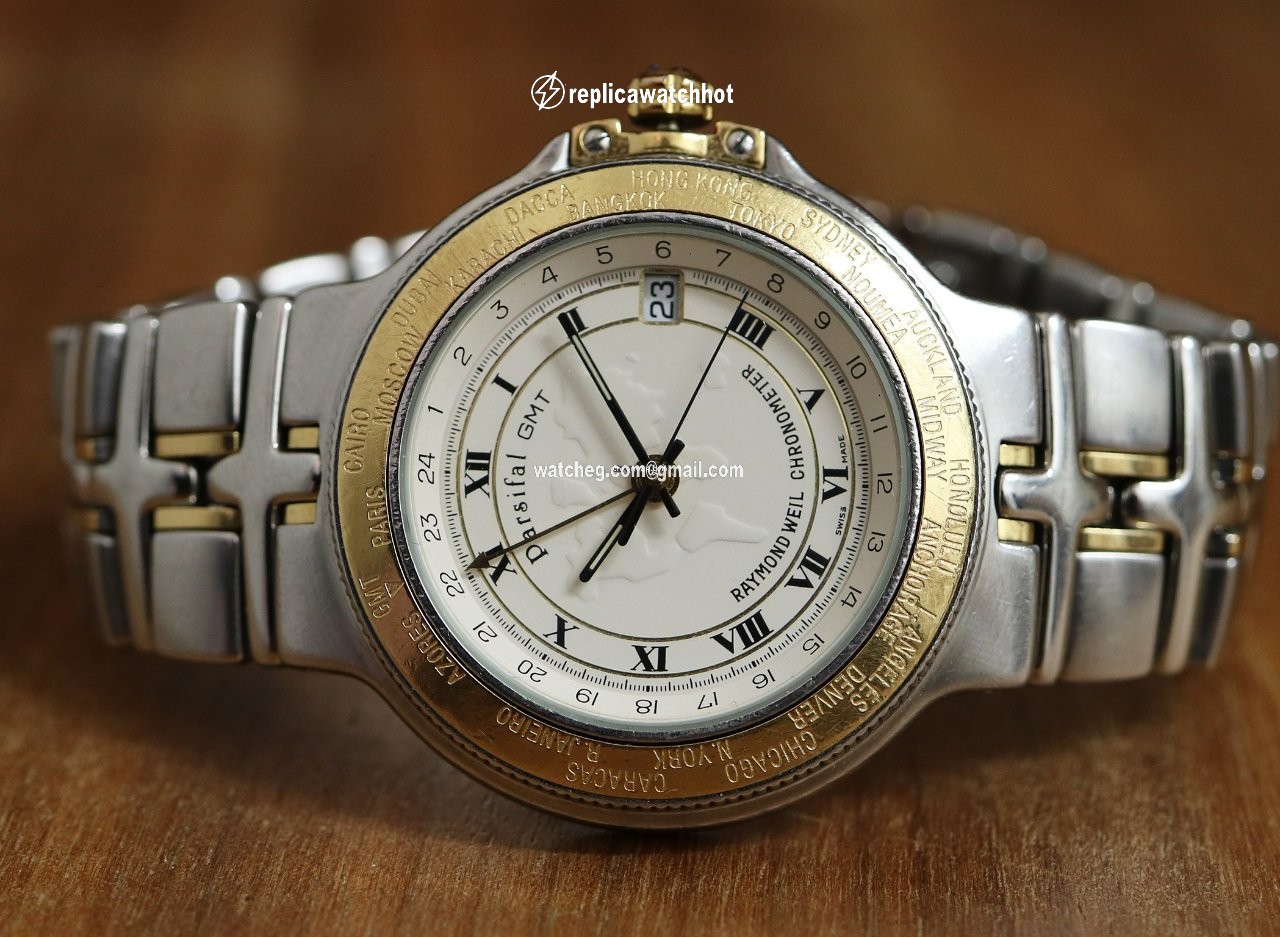 Raymond Weil Parsifal Mens watch Unisex Automatic Gold Steel 2990