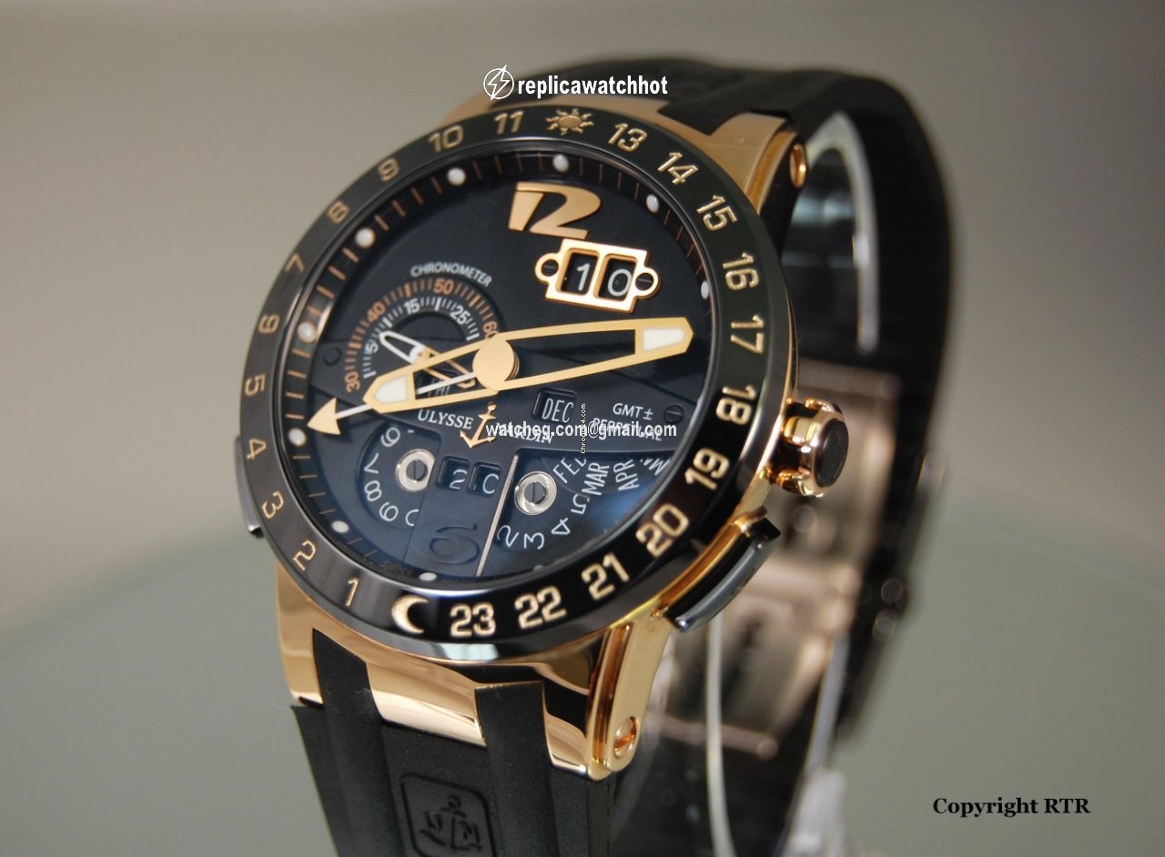 Ulysse Nardin El Toro  Black Toro Mens watch Unisex Automatic Rose gold 326-03