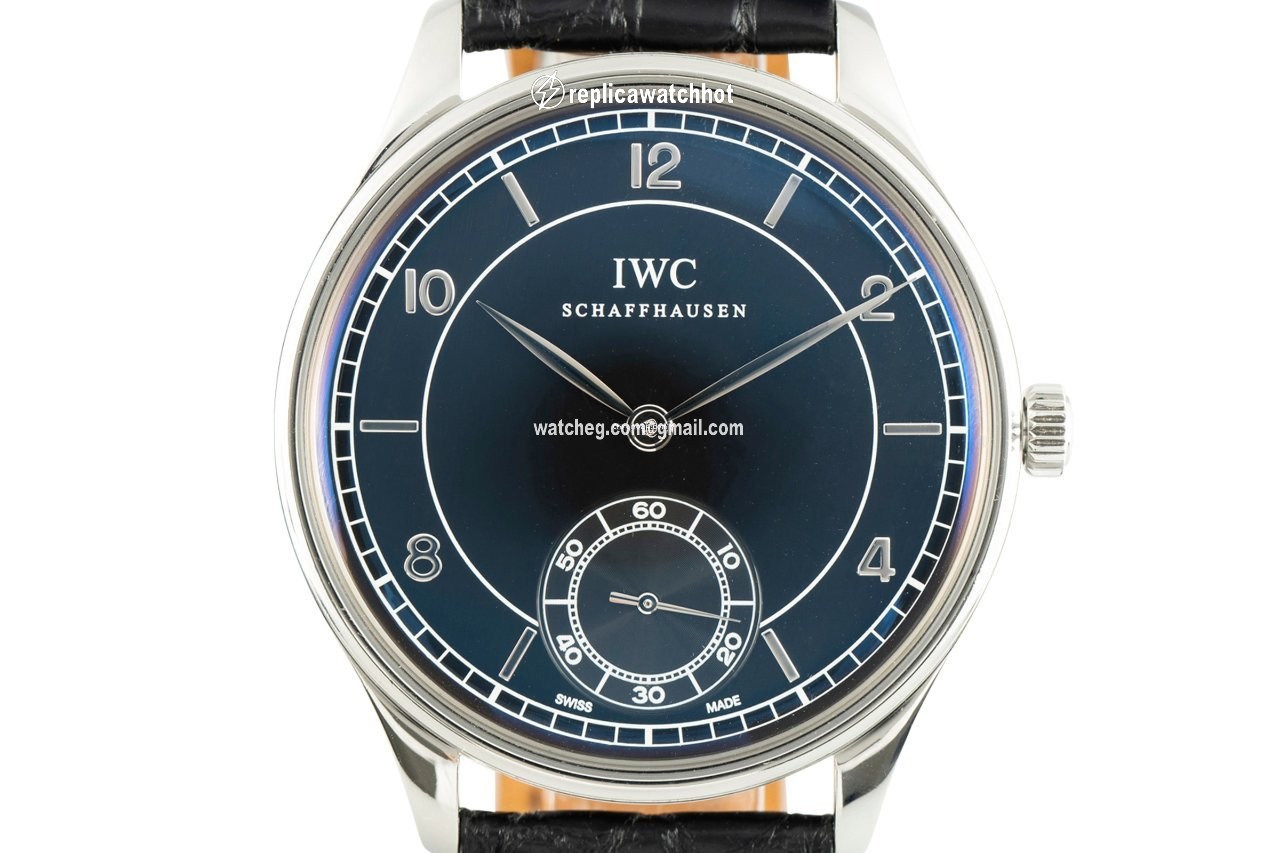 IWC Portuguese Hand-Wound Mens watch Unisex Manual winding Steel 5445