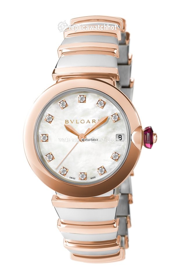 Bulgari Lucea Womens watch Automatic Gold Steel 102198