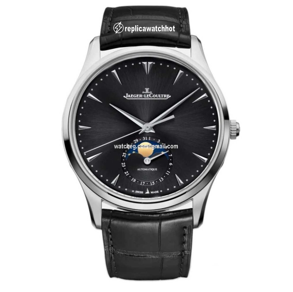 Jaeger-LeCoultre Master Ultra Thin Moon Mens watch Unisex Automatic Steel 1368470