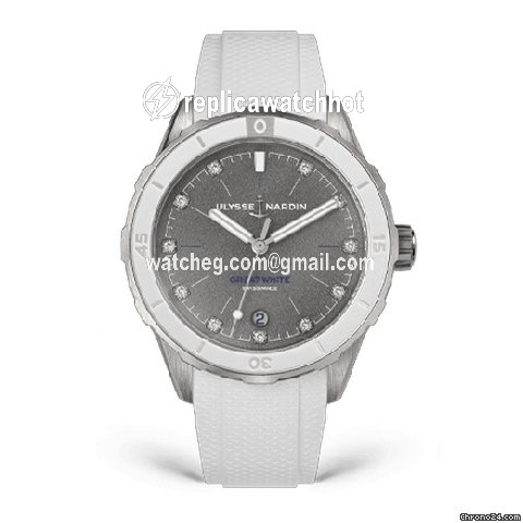 Ulysse Nardin Lady Diver Womens watch Automatic Steel 8163-182LE-3 11-GW