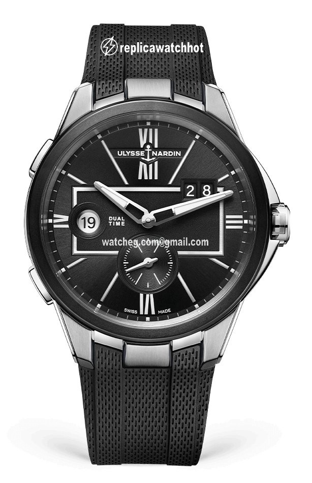 Ulysse Nardin Executive Dual Time Mens watch Unisex Automatic Steel 243-20-3 42