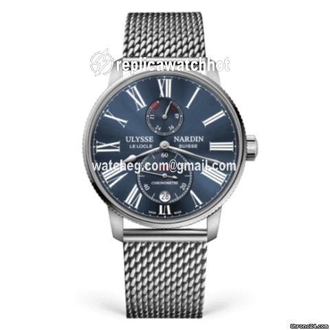 Ulysse Nardin Marine Torpilleur Mens watch Unisex Automatic Steel 1183-310-7MIL 43