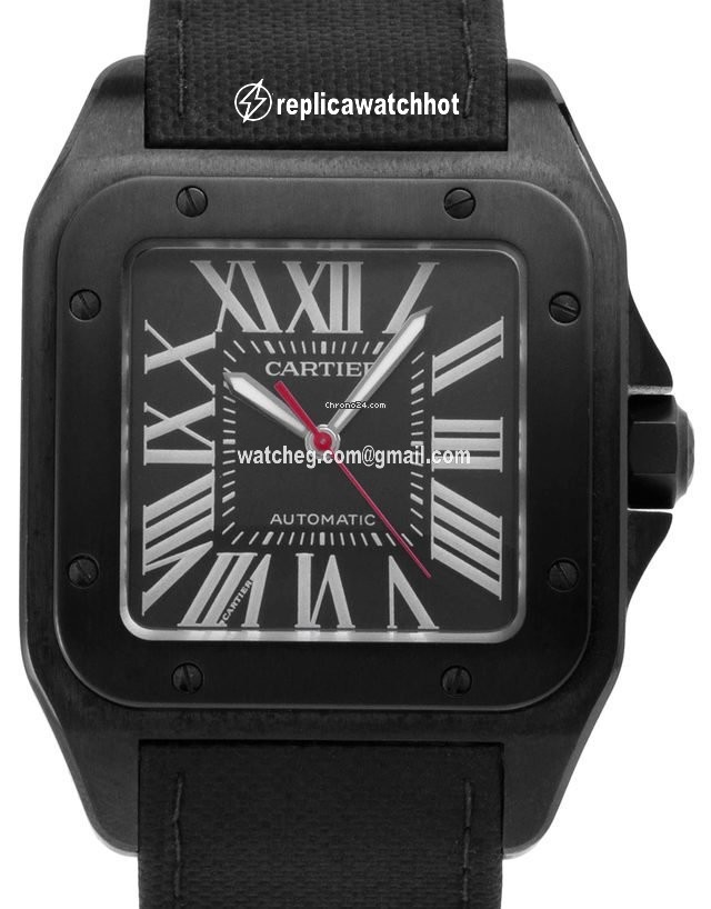 Cartier Santos 100 Mens watch Unisex Automatic Steel WSSA0006 3774