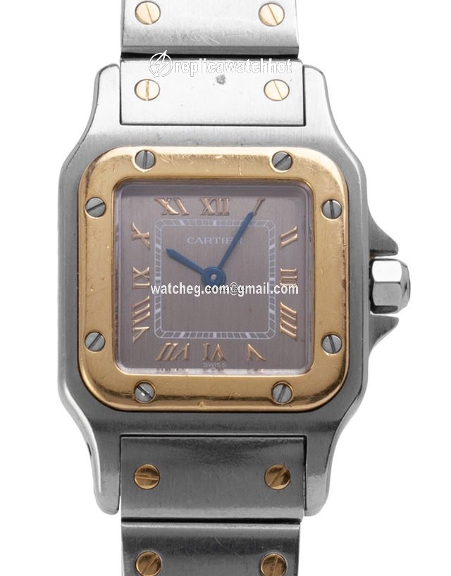 Cartier Santos Mens watch Unisex Quartz Gold Steel W20031C4 1567