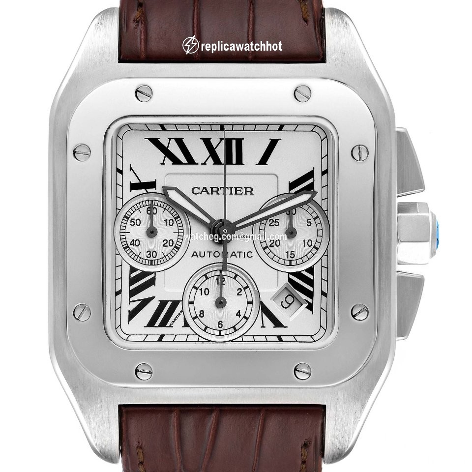 Cartier Santos 100 Mens watch Unisex Automatic W20090X8