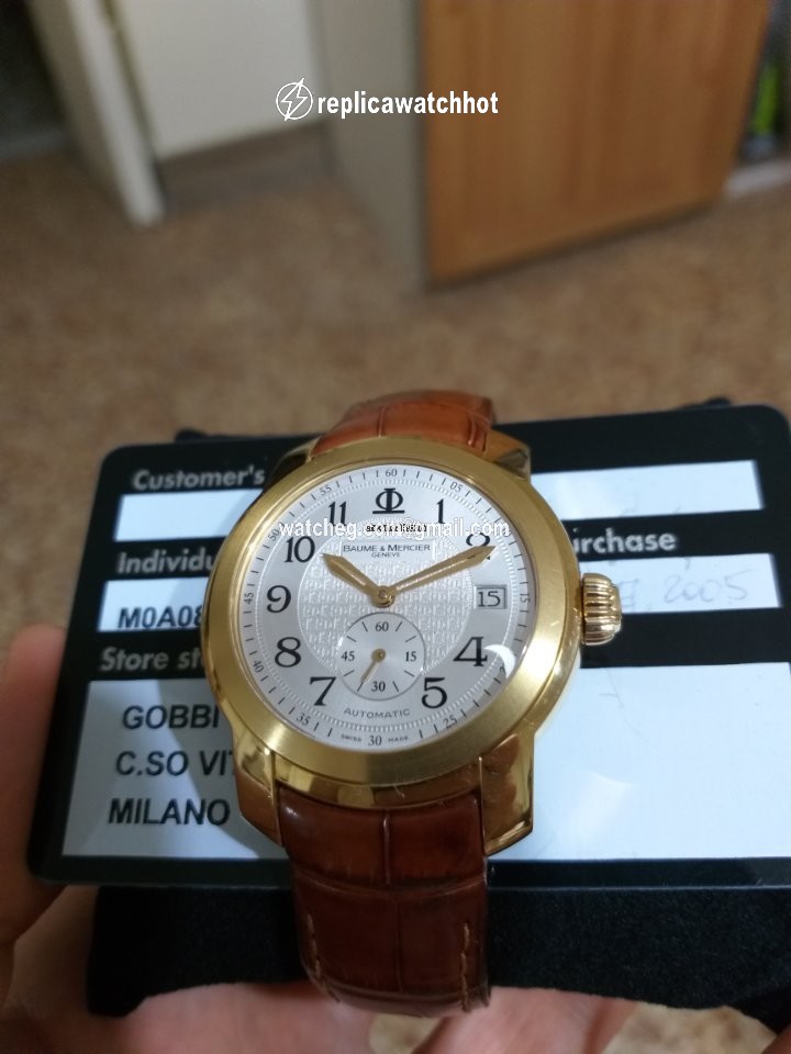 Baume & Mercier Capeland Mens watch Unisex Automatic Yellow gold 65486 - M0A08500