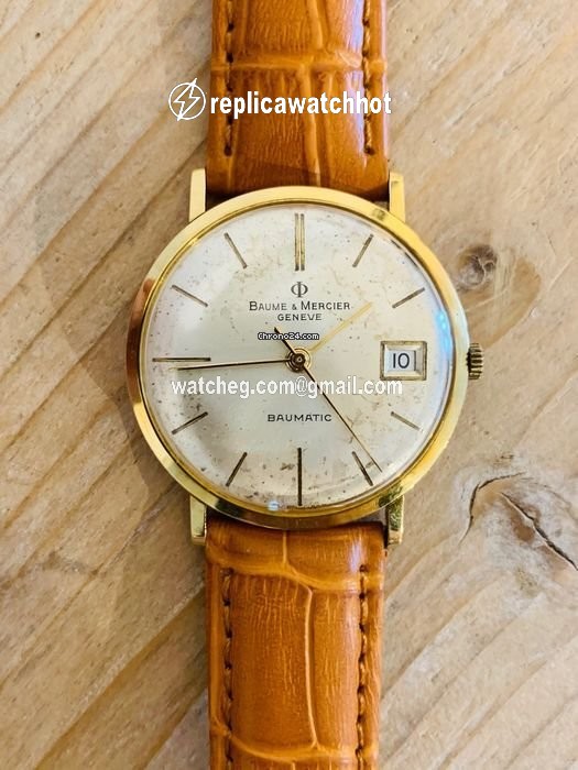 Baume & Mercier Mens watch Unisex Automatic Yellow gold 320530 & 35088