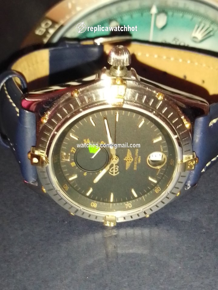 Breitling Mens watch Unisex Automatic Gold Steel B14047
