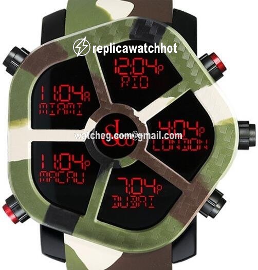 Jacob & Co. Five Time Zone Mens watch Unisex Quartz GH100.11.NS.PC.ANO4D