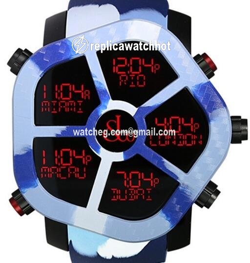 Jacob & Co. Five Time Zone Mens watch Unisex Quartz GH100.11.NS.PC.ANP4D