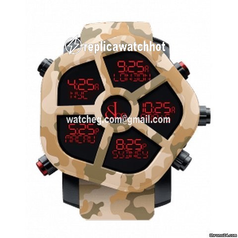 Jacob & Co. Five Time Zone Mens watch Unisex Quartz GH100.11.NS.PC.ANQ4D