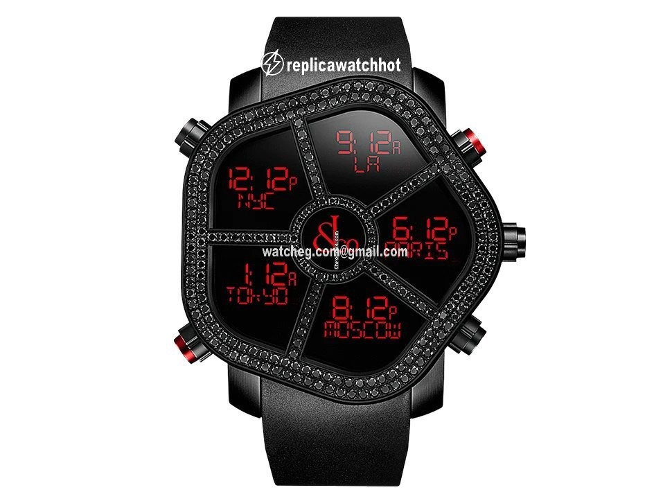 Jacob & Co. Five Time Zone Mens watch Unisex Quartz GH100.11.SU.PB.A