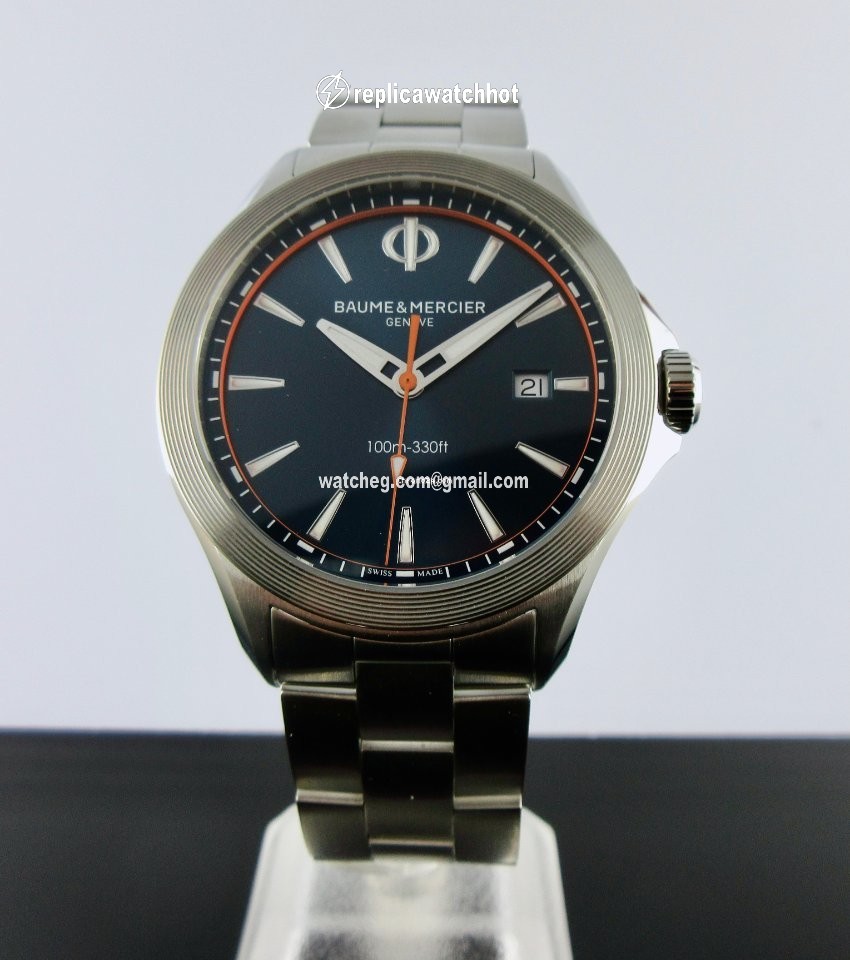 Baume & Mercier Clifton Mens watch Unisex Quartz Steel MOA10413