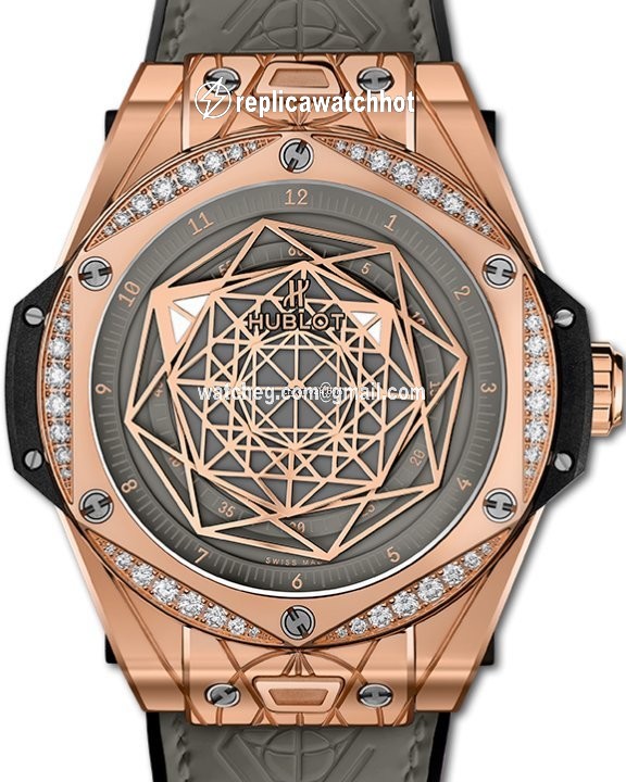 Hublot Big Bang Sang Bleu Mens watch Unisex Automatic Rose gold 465.OS.7048.VR.1204.MXM20