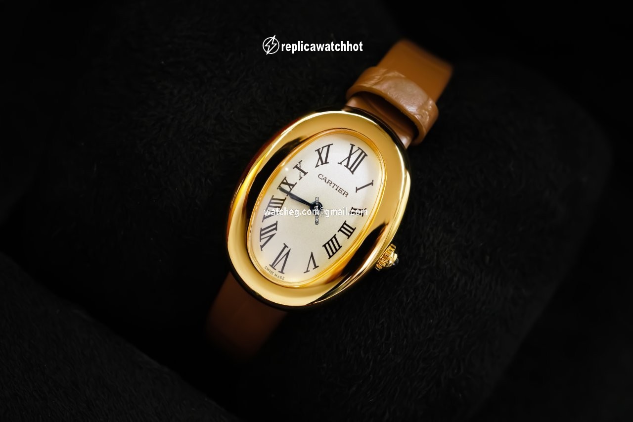 Cartier Baignoire Womens watch Quartz Yellow gold WGBA0007