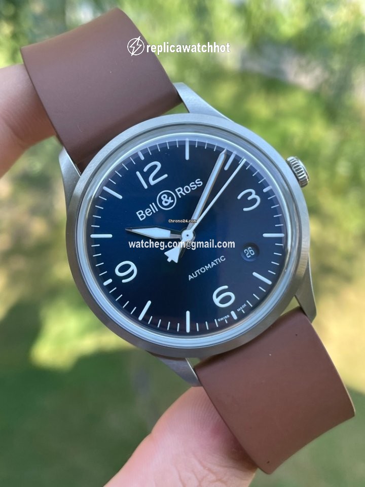 Bell & Ross BR V1 Mens watch Unisex Automatic Steel BRV192-BLU-ST SCA
