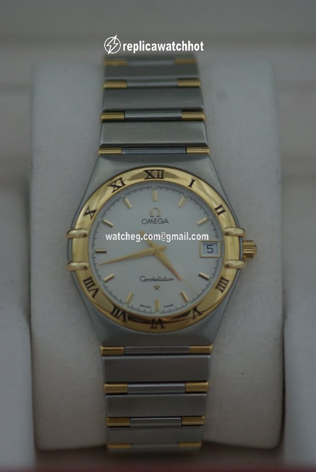 Omega Constellation Mens watch Unisex Quartz Gold Steel 1312.30