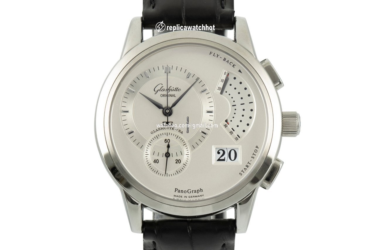 Glashtte Original PanoGraph Mens watch Unisex Manual winding Steel 61-01-02-02-04