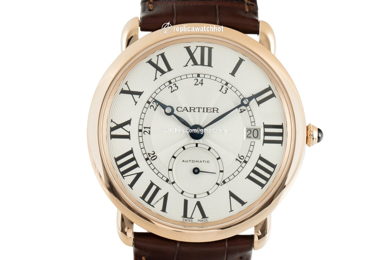 Cartier Ronde Louis Cartier Mens watch Unisex Automatic Red gold W6801005