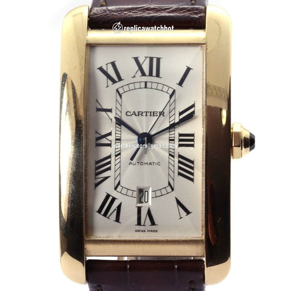 Cartier Tank Americaine Mens watch Unisex Automatic Yellow gold 2926