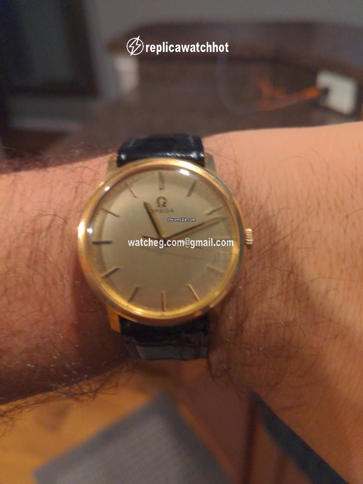 Omega Mens watch Unisex Automatic Gold Steel 23287568