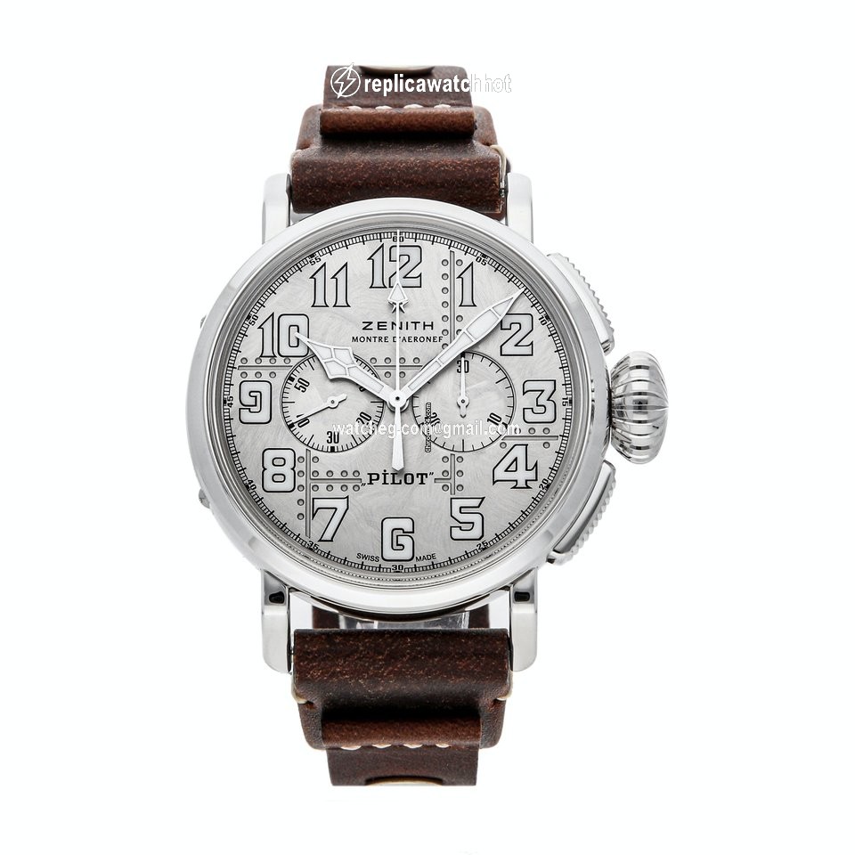 Zenith Pilot Mens watch Unisex Automatic Silver 05.2430.4069 17.I011