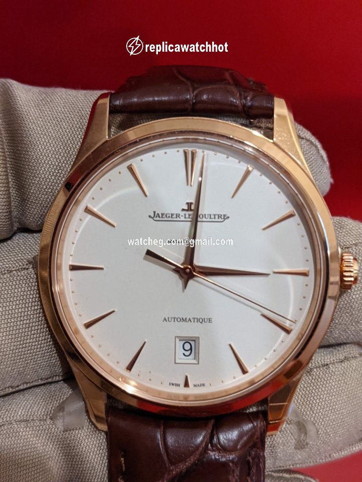 Jaeger-LeCoultre Master Ultra Thin Date Mens watch Unisex Automatic Rose gold 1232510