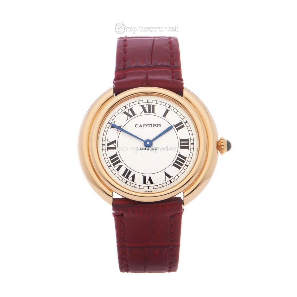 Cartier Mens watch Unisex Manual winding Yellow gold 78090