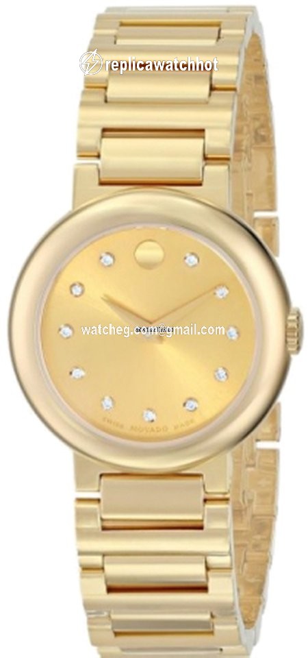 Movado Concerto Womens watch Quartz Yellow gold 606791