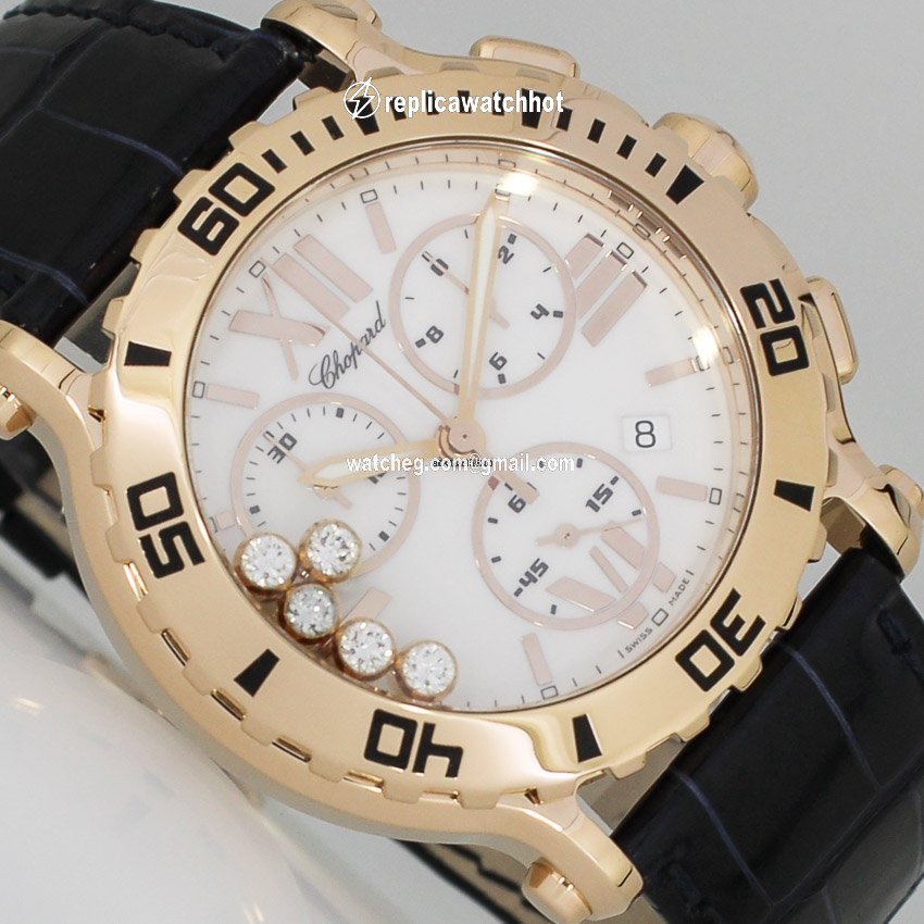 Chopard Happy Sport Womens watch Quartz Red gold 283581-5003